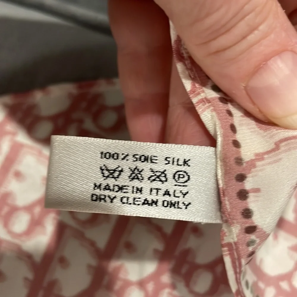 Christian Dior silk scarf